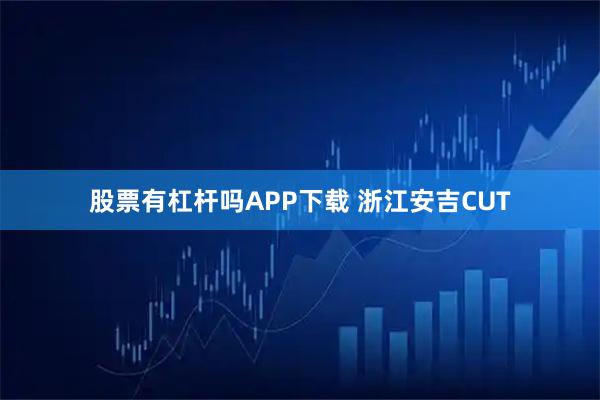 股票有杠杆吗APP下载 浙江安吉CUT