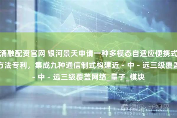 涌融配资官网 银河景天申请一种多模态自适应便携式基站系统及通信方法专利，集成九种通信制式构建近 - 中 - 远三级覆盖网络_量子_模块